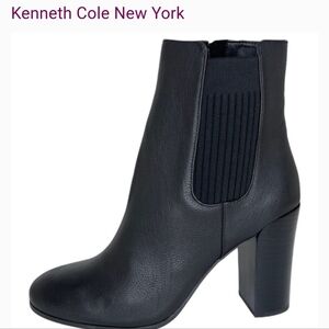 Kenneth Cole Black Heeled Boots